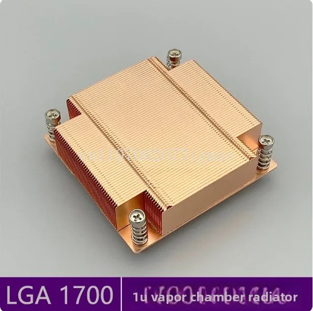 

Brand new, thin 1700/115X/1200 1U server desktop computer cpu radiator, soaking plate copper bottom