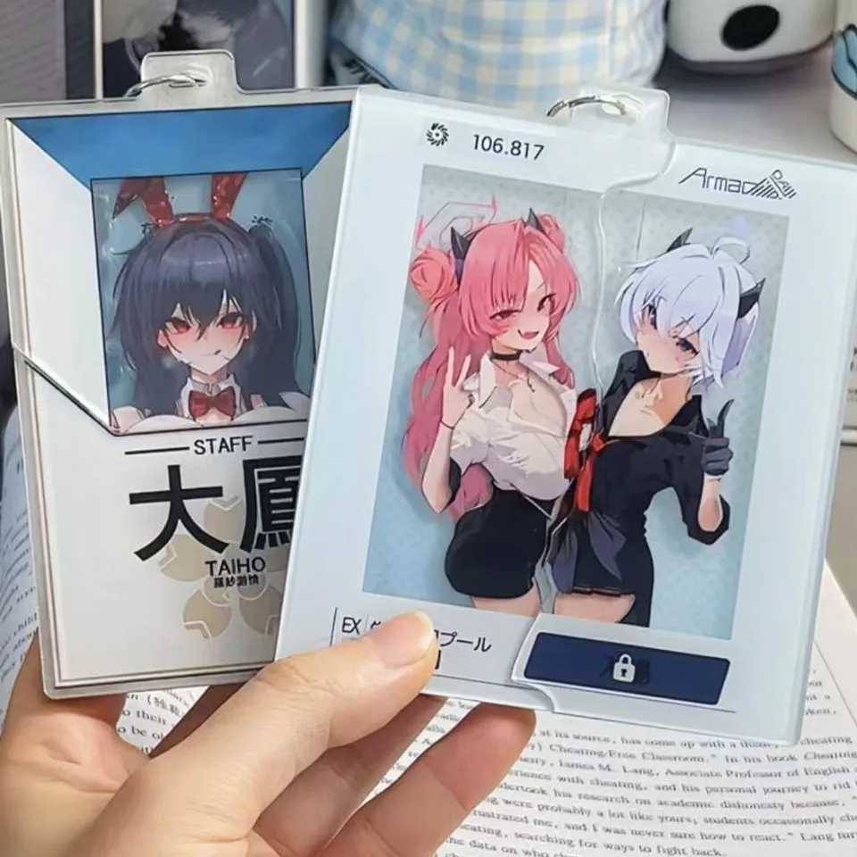 Брелок для ключей Game Blue Archive Azur Lane IJN Taihō Yozakura Kirara, акриловый брелок-подвеска, аксессуар для сумки, украшение, реквизит