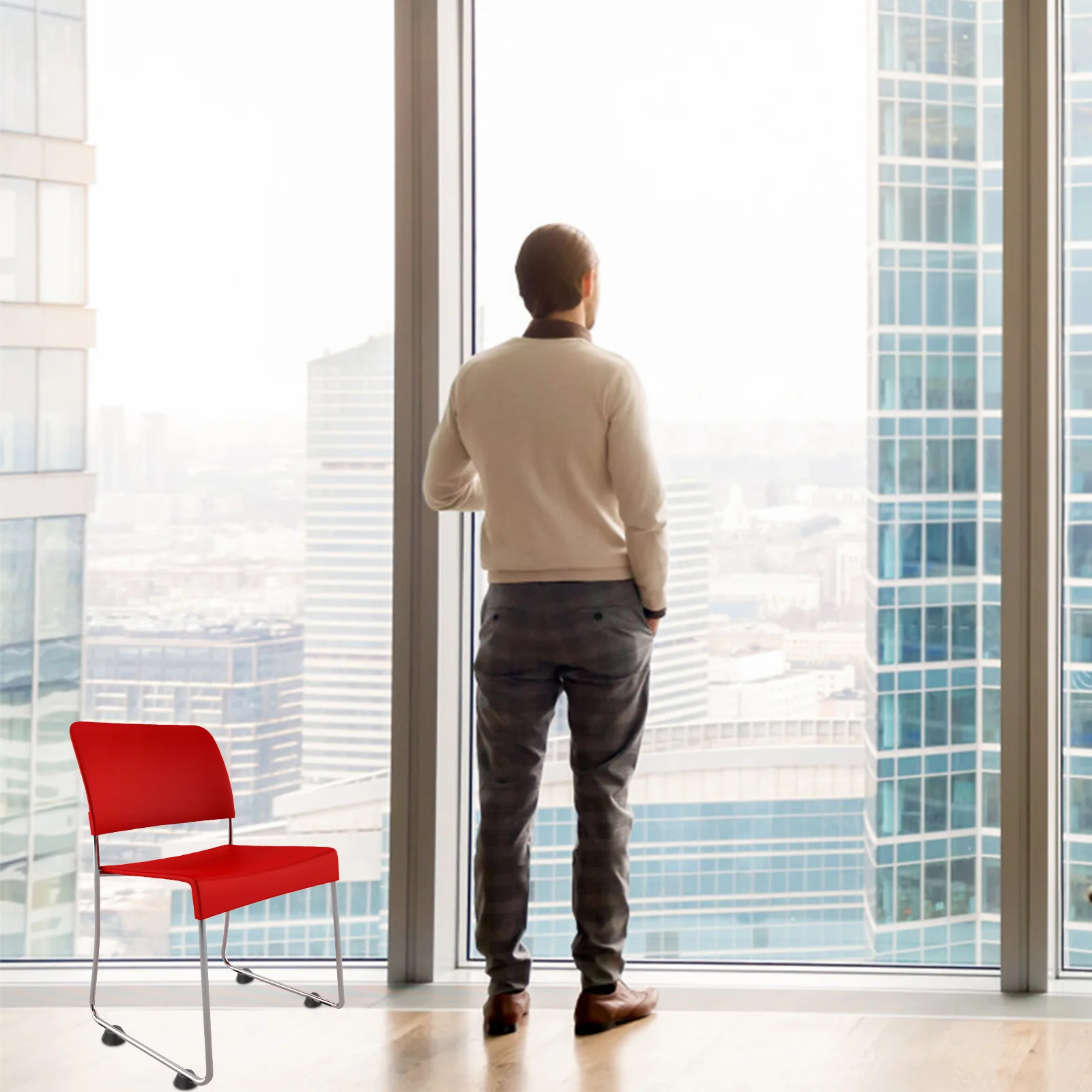 

16pcs Table Leg Pads U Shaped Non-Slip Chair Feet Protectors Rubber Floor Protectors For Furniture Sofa Office Chair