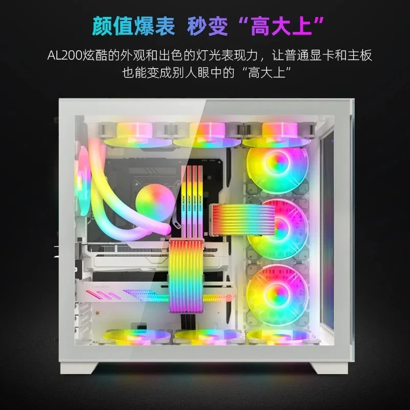 Synchronous graphics card powered decorative silicone LED neon wire