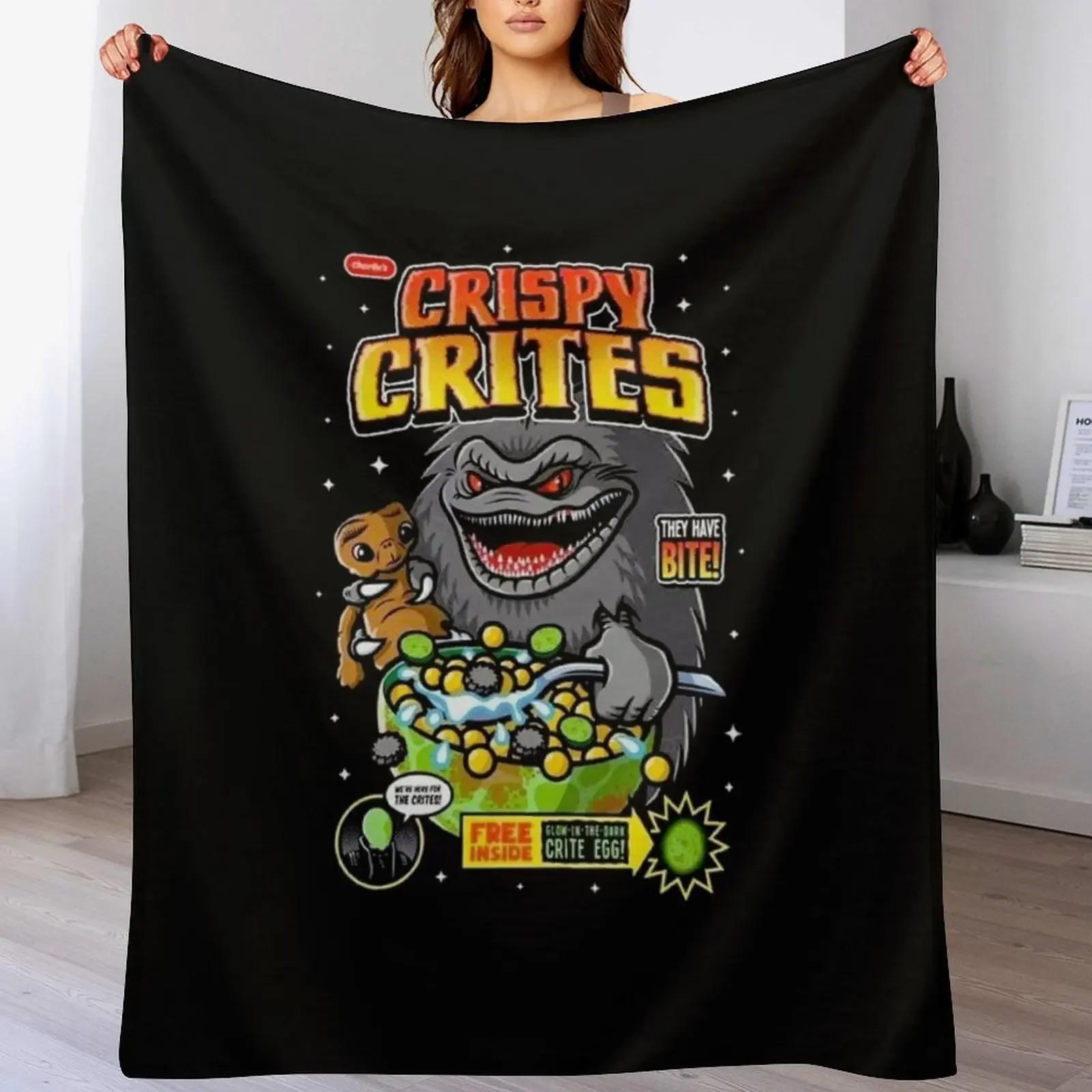 

Critters 1986 Throw Blanket Long Lasting Soft Plush Blanket for Daily Use