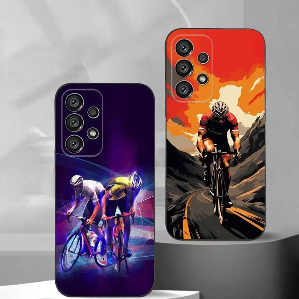 

Tour De France Bicycle Phone Case For Samsung S25,S24,S21,S22,S23,S30,Ultra,S20,Plus,Fe,Lite,Note,10,9,5G Black Cover