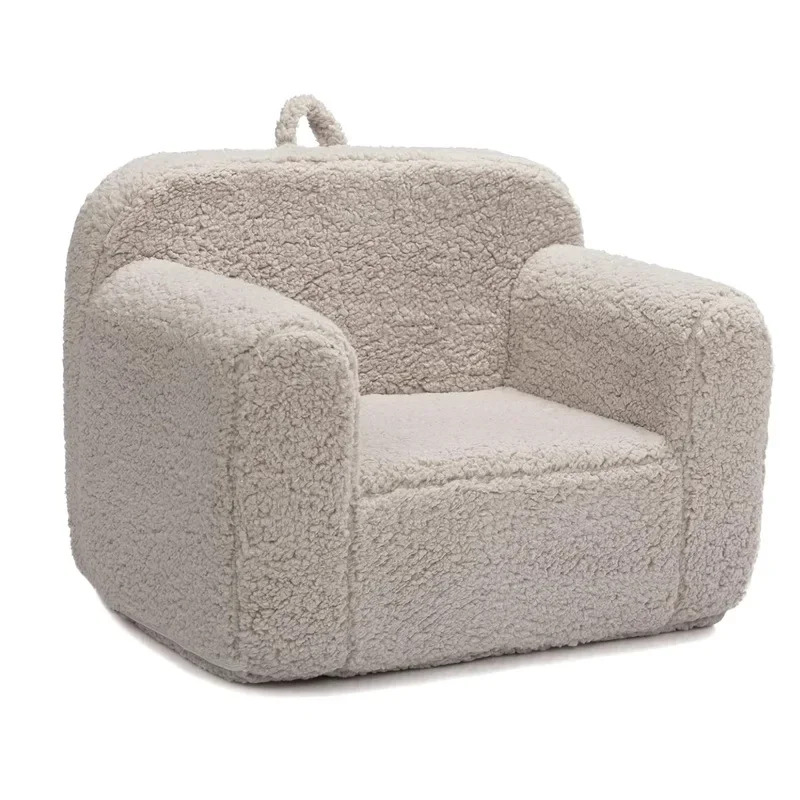 

For Wholesale Modern Cute Kindergarten Furniture Toddler Kids Sofa Chairs Plush Sherpa Chair for Babies and Kids