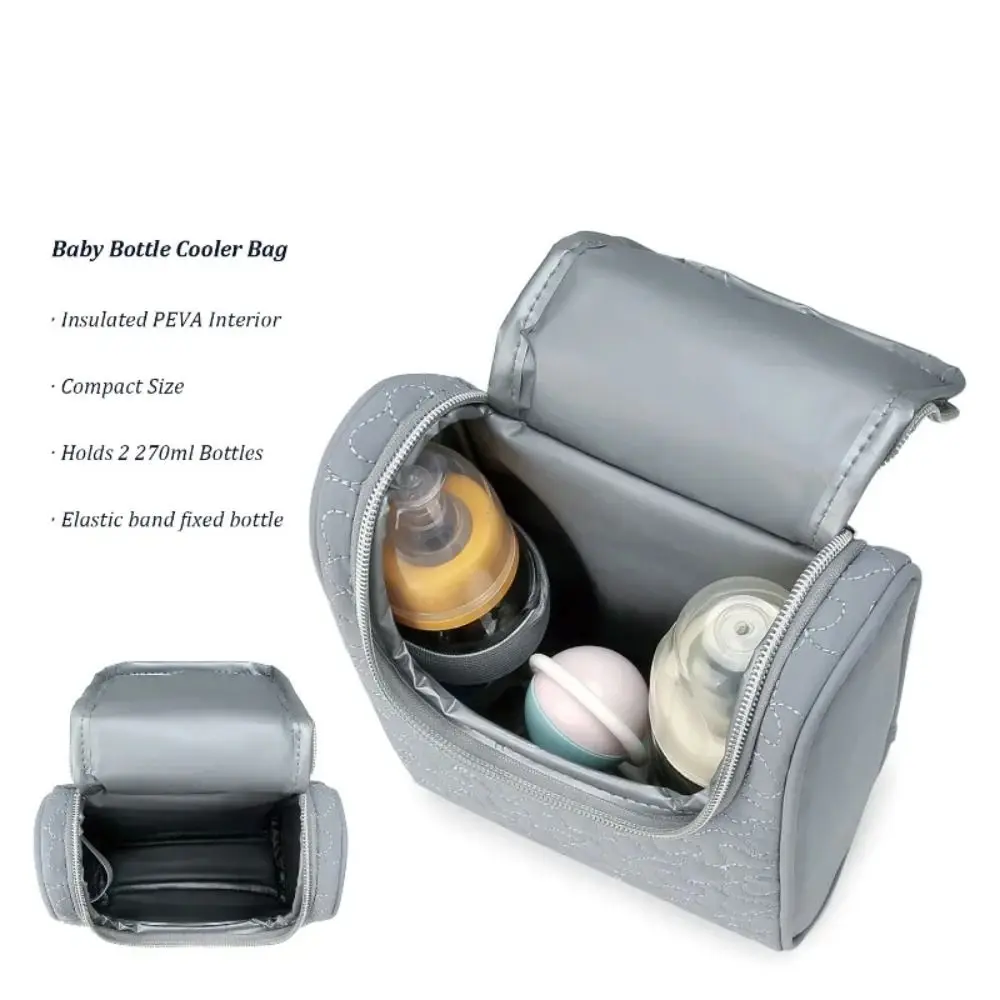 Insulation Bag Baby Feeding Milk Warmer Bottle Holder Baby Bottle Mommy Clutch Bag Stroller Hang Bag Stroller Accessories