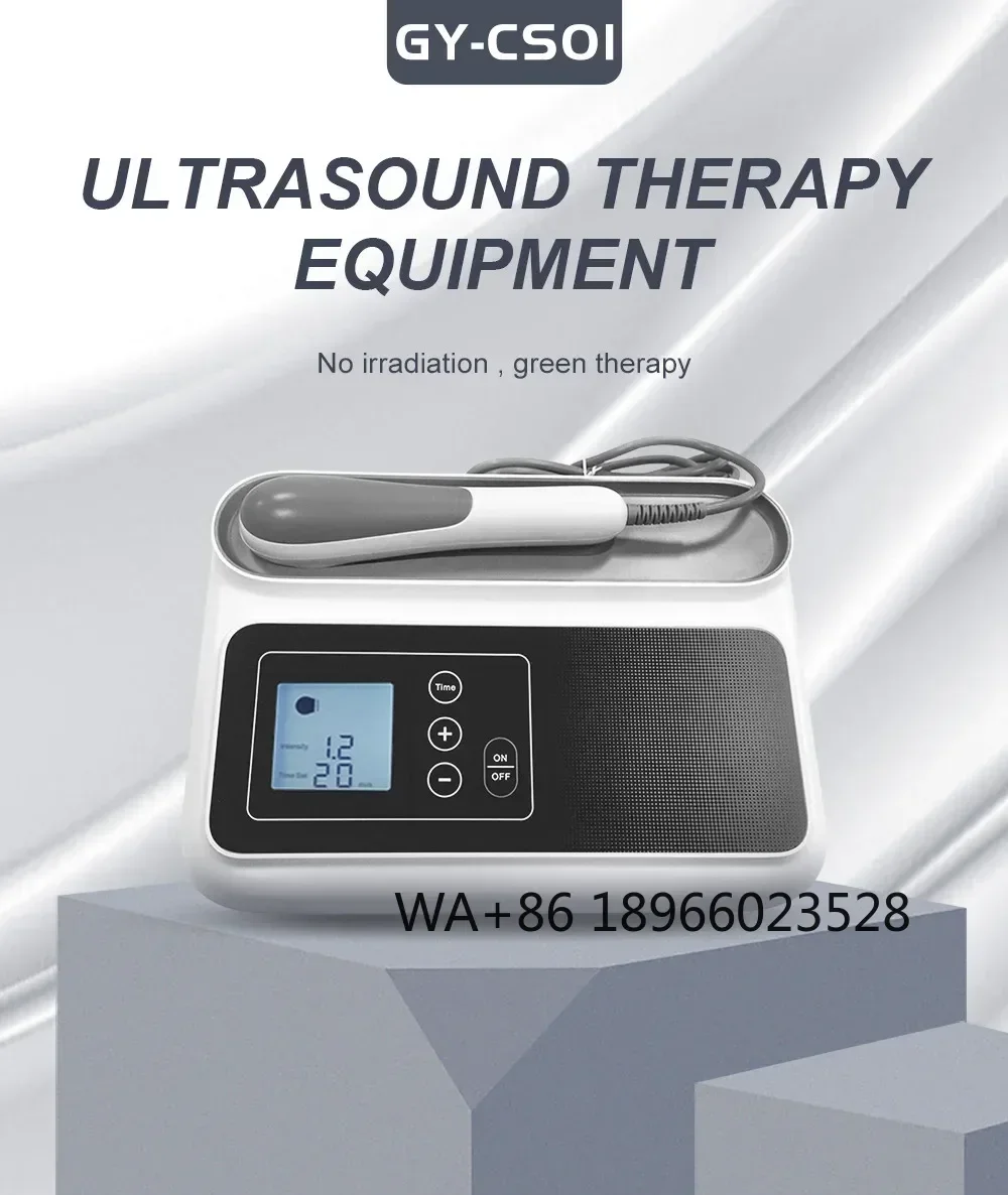 5W 1.05 MHz Physiotherapy Therapeutic Ultrasound Device Muscle Pain Relief Body Massage Health Care Ultrasonic Therapy Machine