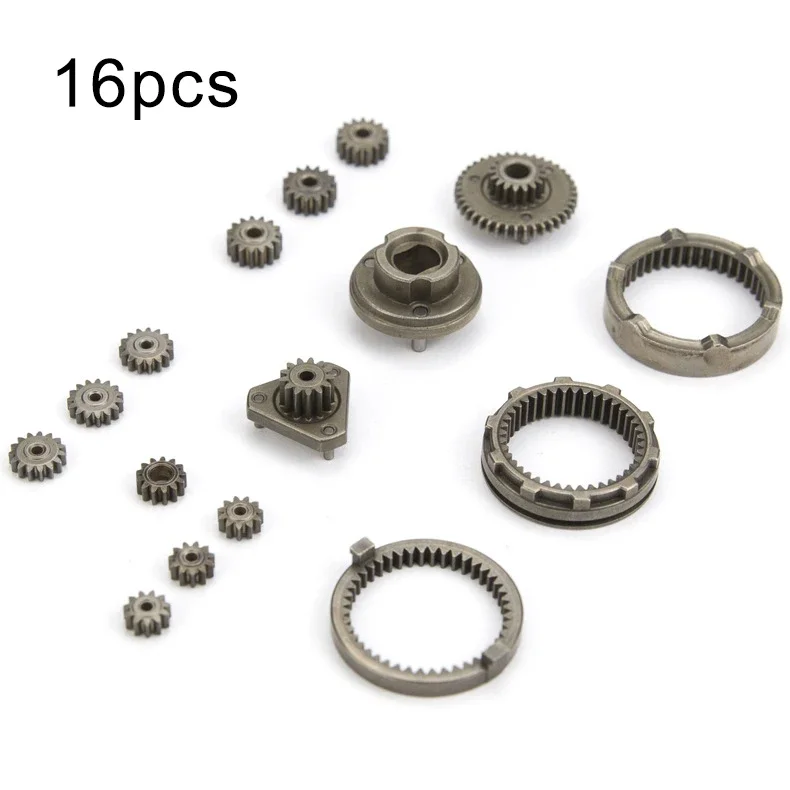 16pcs Gear Set Brushless Lithium Electric Drill Self-locking Gear Set Reduction Kit For Power Tools Repair Parts