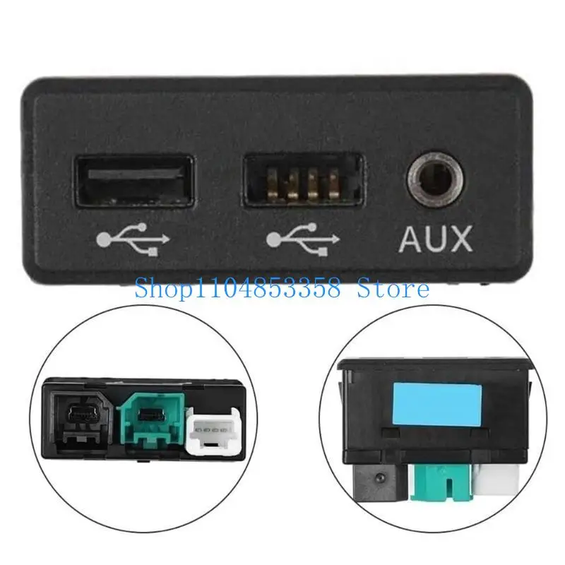

652F USB AUX Port Adapter Auxiliary Port Assembly 795405013 USB Port for 16-18
