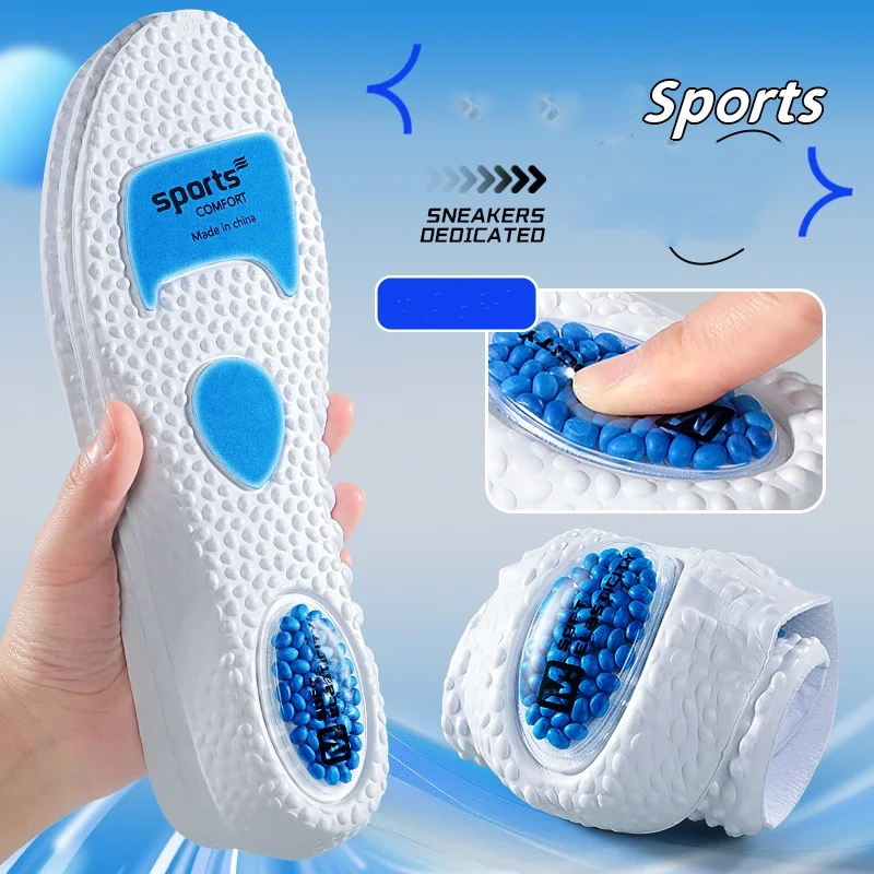 

ZOOM Air-cushioned Insoles Men Women Sports Shock-absorbing Insoles Sweat-absorbing Odor-proof Breathable Basketball Insoles