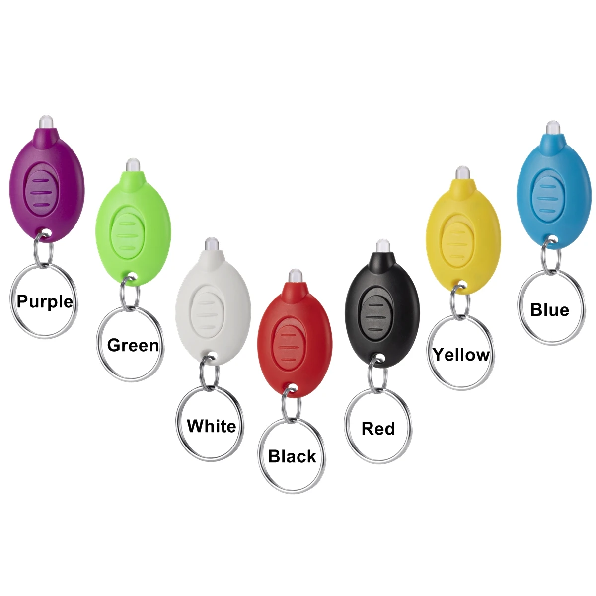 ضوء سلسلة مفاتيح LED فائق السطوع ، مصباح يدوي شائع ، حقيبة ظهر متعددة الألوان ، سلسلة مفاتيح السلالم ، إضاءة الطوارئ ، التخييم ، المشي لمسافات طويلة #3