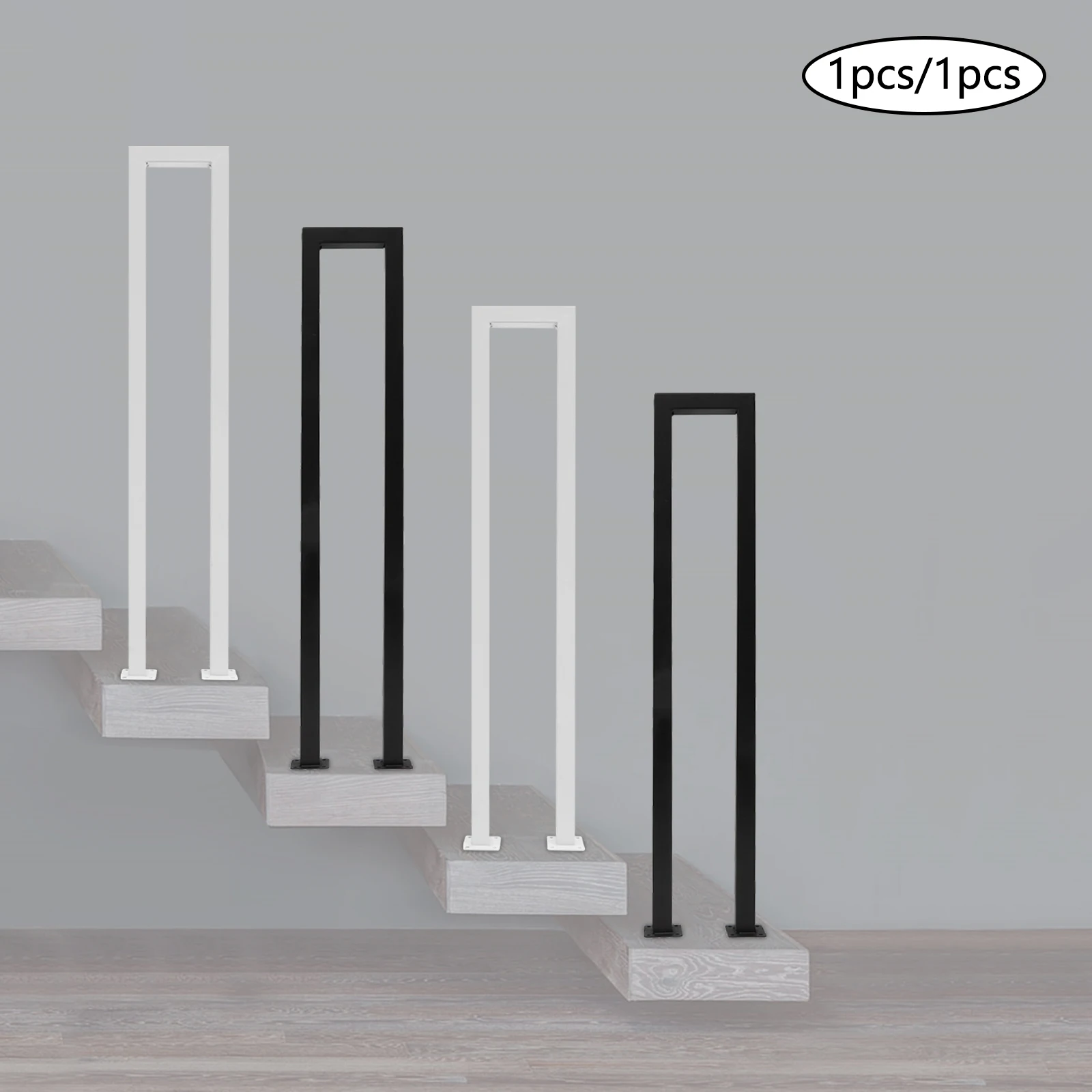 

Handrail,U-Shaped Handrail for Indoor Stairs,Handrail for Outdoor Stairs,Installed on Porches,Balconies,Gardens,For Elderly,Kids
