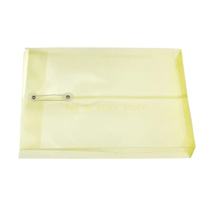 Sacs fichiers transparents, 20 pièces, portefeuille fichiers à fermeture à chaîne, dossier fichiers étanche D0UA