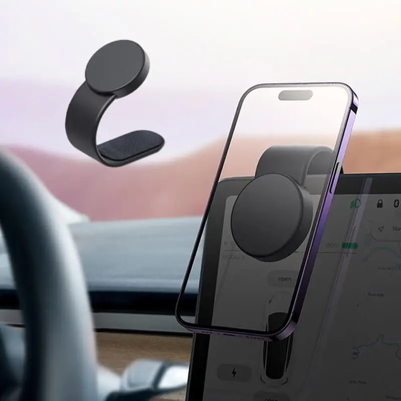 360 Degree Rotation Adjustable Magnetic Car Phone Holder Wireless charging Panel Magnet Suction Mobile Phone Support Bracket