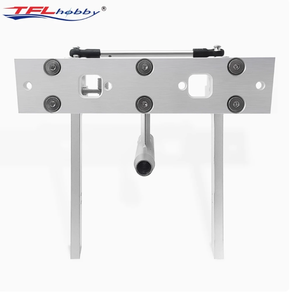 Tfl الغيار! cnc سبائك الألومنيوم 140 شفط الدفة/التوأم الدفة/ياو الدفة ل 6.35 ملليمتر رمح نظام rc قارب