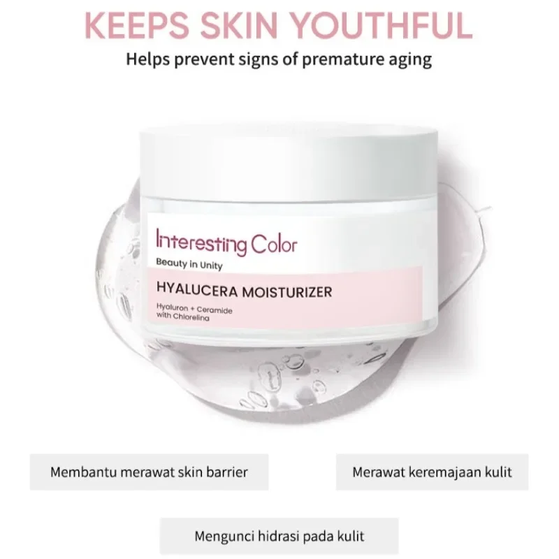 Face Foundation with Hyaluronic Acid Ceramide Gel for 24H Hydration and Luminous Skin, Moisturizing Makeup Base