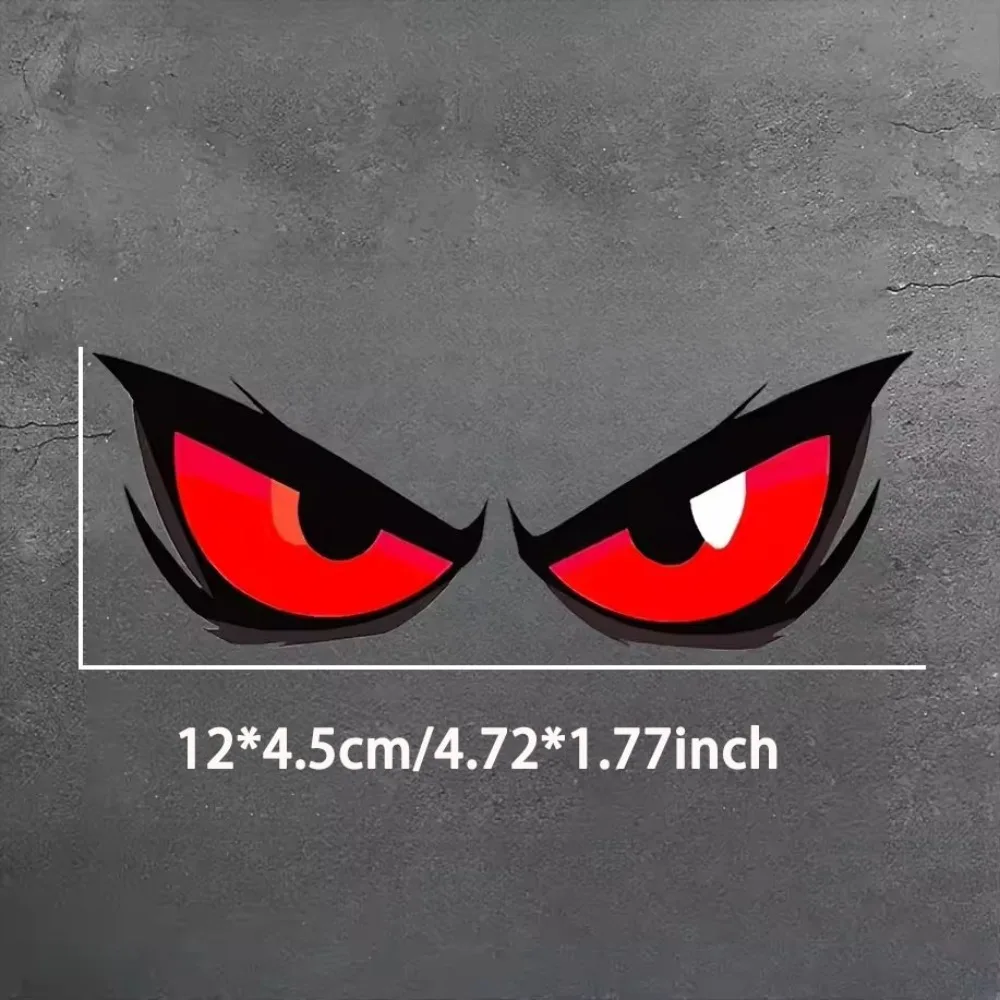 Monster Eye Stickers - Suitable for cars, motorcycles, windows, smooth walls, bottles, computers - Scratch-resistant and durable view 2