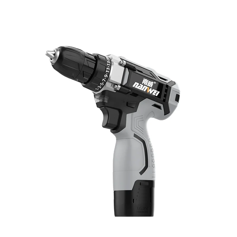 

For NANWEI Hot Selling High Durability Two batteries and one charge cordless drill power tools