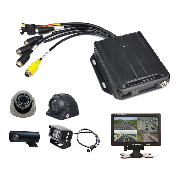 Cmsv6 Mdvr Citops 4ch Mobile Dvr 4g Truck H.264 1*256gb Sd Card 1080p 4g Gps Car Mdvr 4 Ch