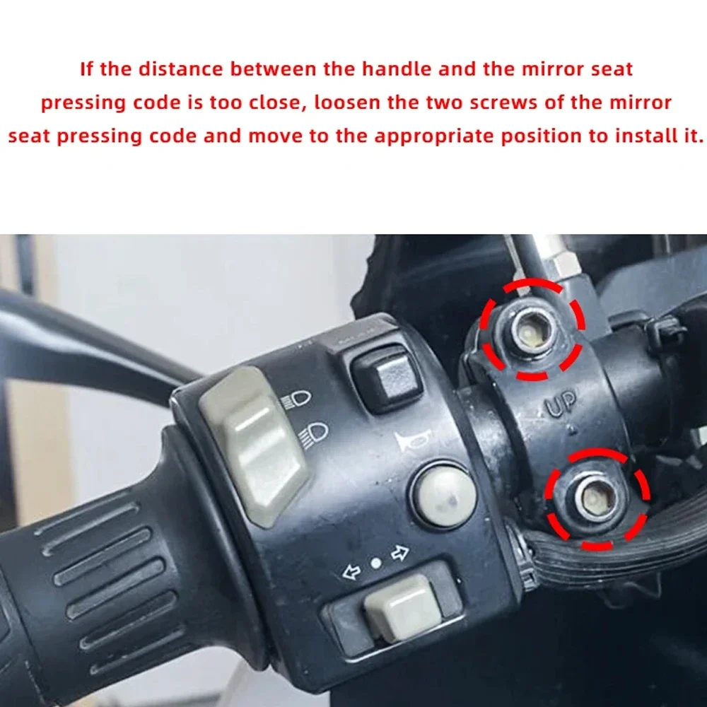 Motocicleta interruptor botão tampa, buzina botão Shell extensão, suporte para YAMAHA MT03, MT-03, MT 03, 07, 2021, 2022, acessórios