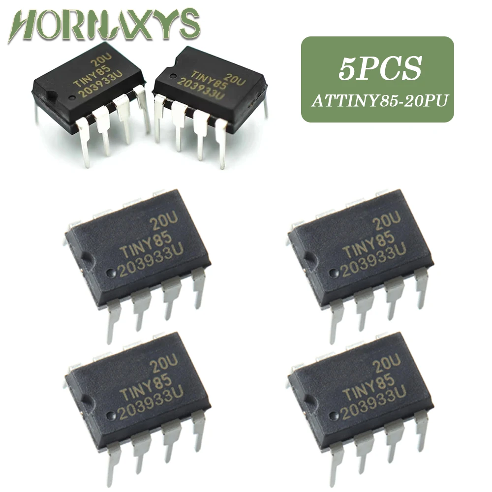 1/5/10PCS 100% New ATTINY85-20PU ATTINY85 20PU DIP-8 Chipset