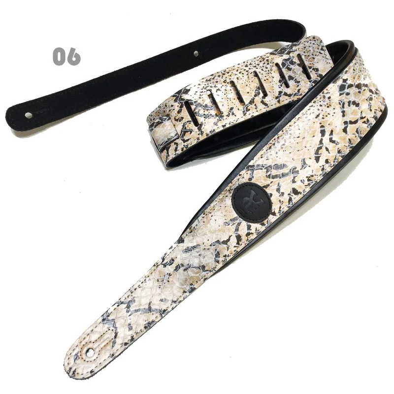 2023 Foreign Trade New Products High-end Guitar Electric Folk Guitar Strap Leather + Suede