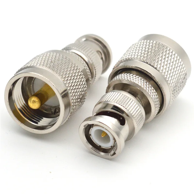 PL259 SO239 UHF To BNC Q9 SL16 Male Female Adapter PL-259 S0-239 Straight RF Coaxial Connector Copper Brass