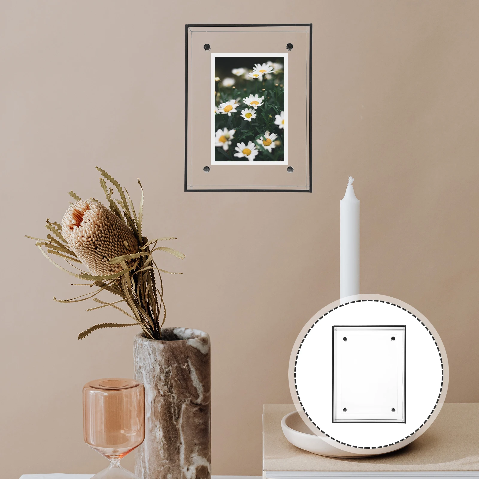 

Company Authorization Holder Acrylic Desktop Poster Frame Photo Frame Business License Display Stand Certificate Stand