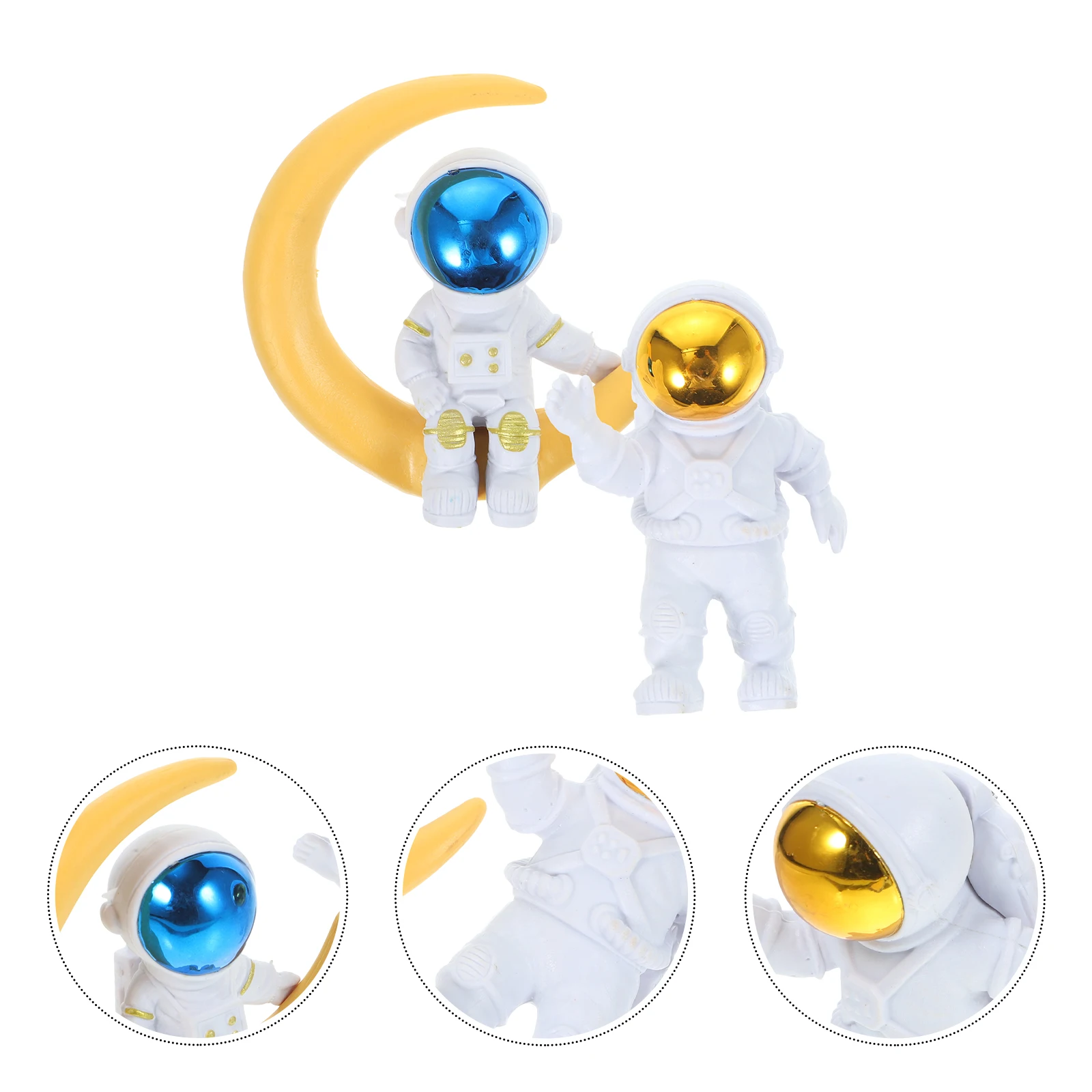 

Astronaut Ornaments Aquarium Astronauts Decoration Moon for Fish Aquariums Décor