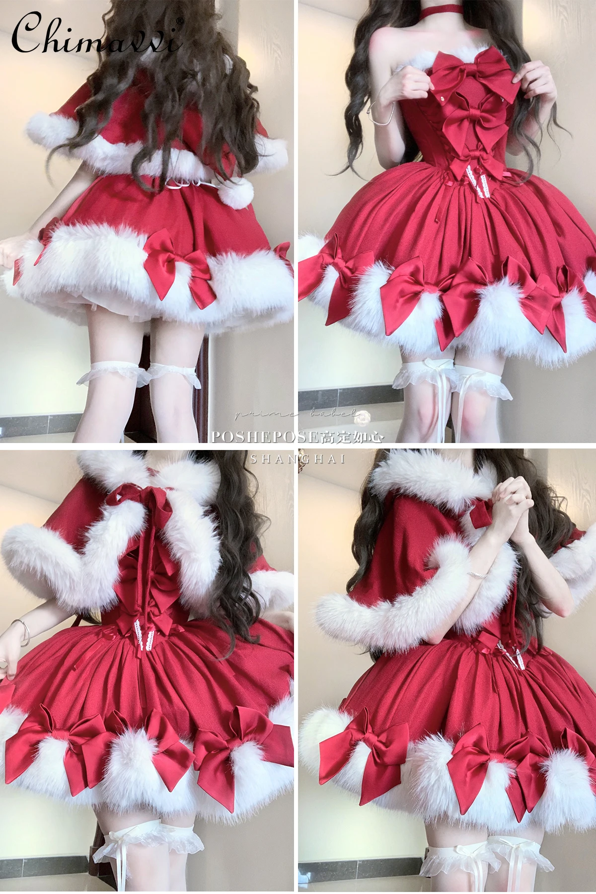 Gaoding الصناعة الثقيلة فستان سهرة الأميرة حفلة عيد ميلاد تنورة قصيرة مجموعة حفل زفاف الكبار فستان منفوش + عباءة