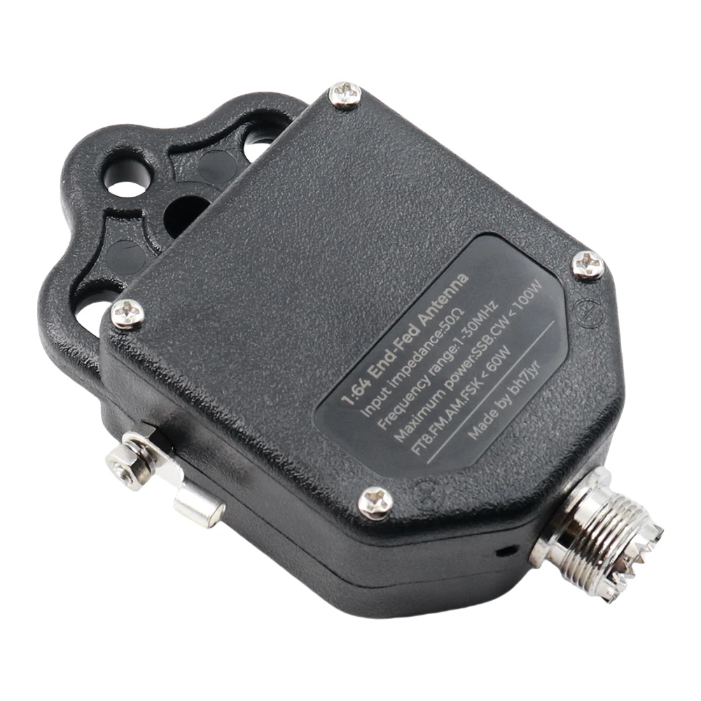 1:64 Balun End Fed Antenna 4-Band 8-Band Half-Wave Radio Antenna 1MHz To 30MHz for Outdoor