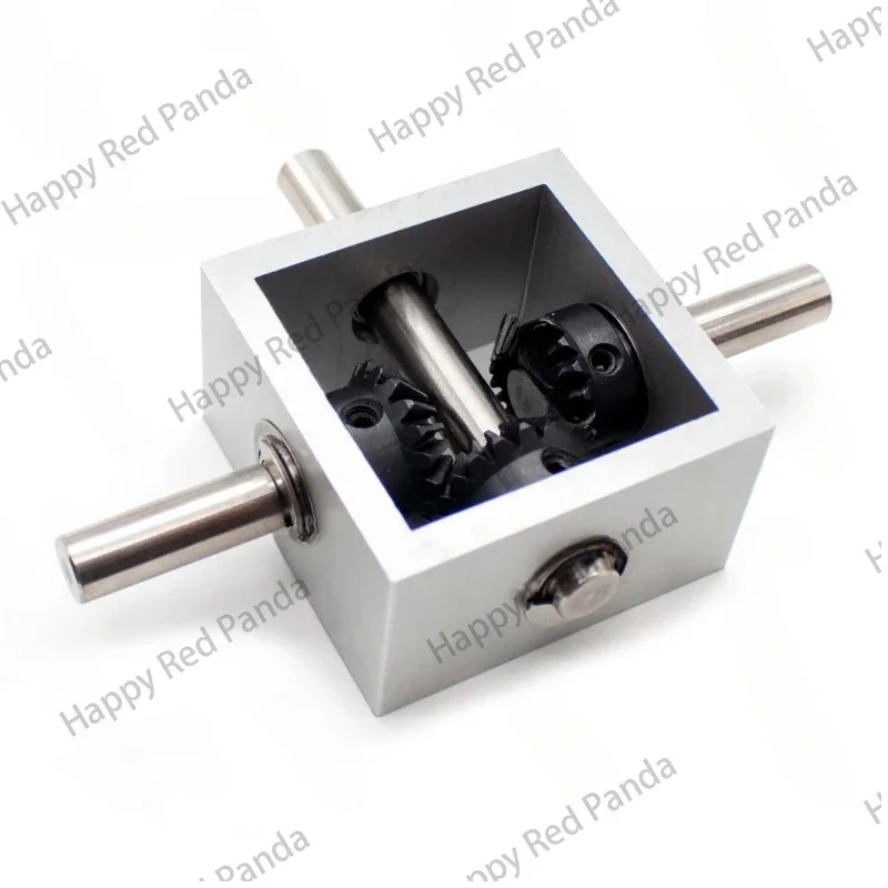 90 Degree Bevel Gear Right Angle Commutator Small Gearbox 1 : 1 Angle Changer Mechanical Drive Module Shaft Diameter 10MM