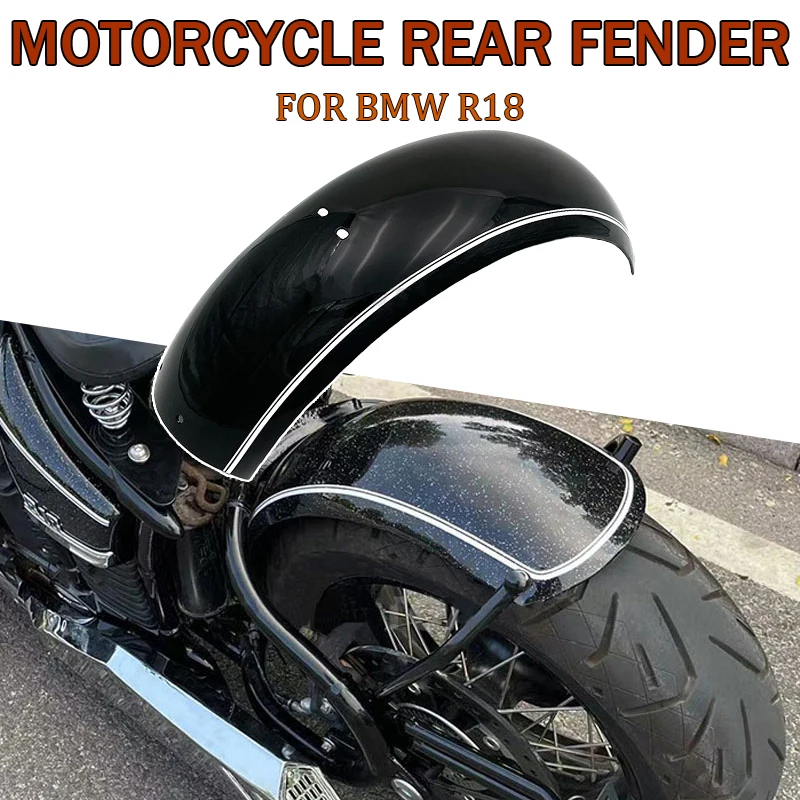 

Rear Fender For BMW R18 Heavy Process Steel Plate Splash Proof Version R 18 Motorcycle Fender Metal Fender RockBob Style