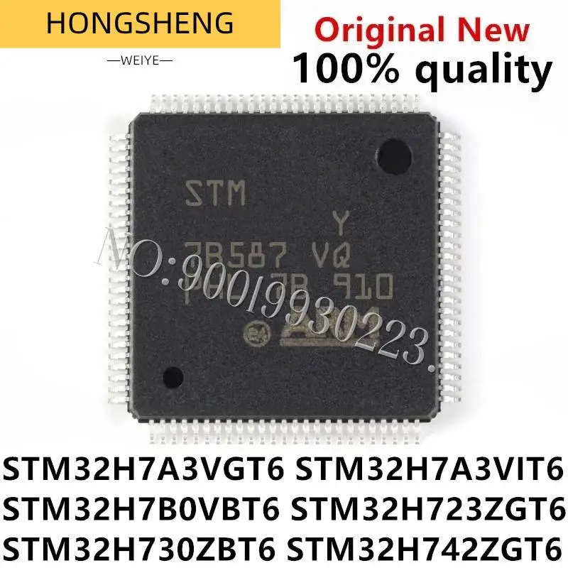 100% New 1pcs/lot     STM32H7A3VGT6 STM32H7A3VIT6 32H7B0VBT6 32H723ZGT6 32H730ZBT6 32H742ZGT6 QFP-100 Chipset