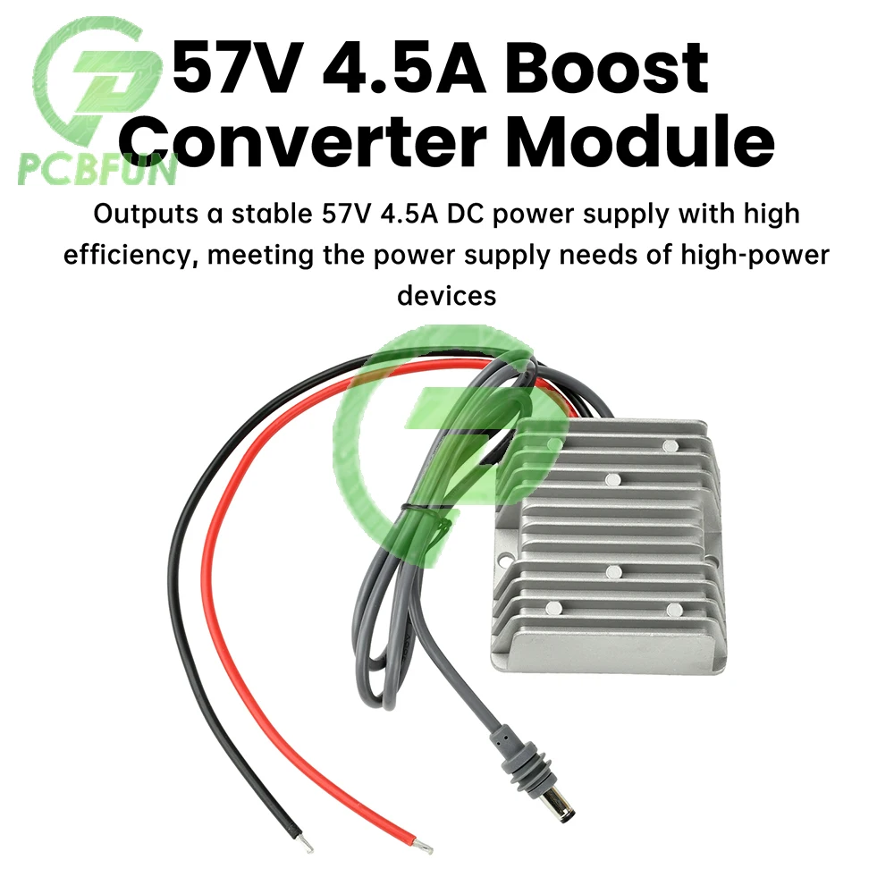 

DC 12/24V to DC 57V 4.5A Step-Up Converter Module IP67 Waterproof DC Step-Up Module for Starlink Gen3 Router