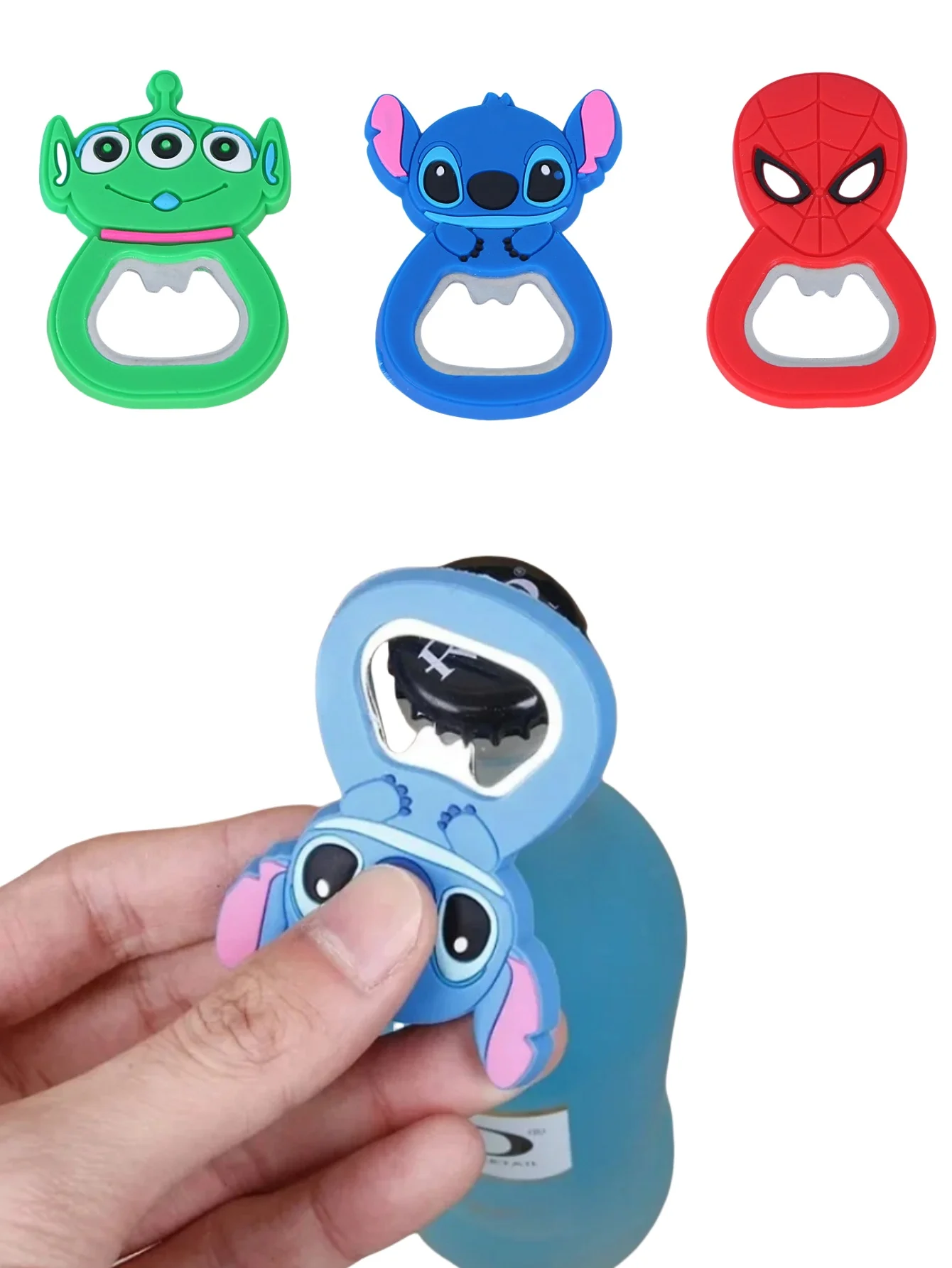 

1pc Kawaii Stitch Bottle Opener Stitch Peripheral Fridge Magnet Cartoon Multifunctional Beer Bottle Opener party supplies