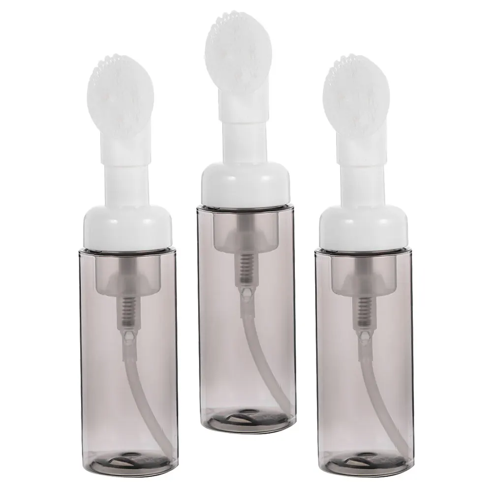 

3Pcs Foaming Dispenser Pet Material Airtight No Smell Refillable Design for Shampoo Body Wash Facial Soap Portable Travel