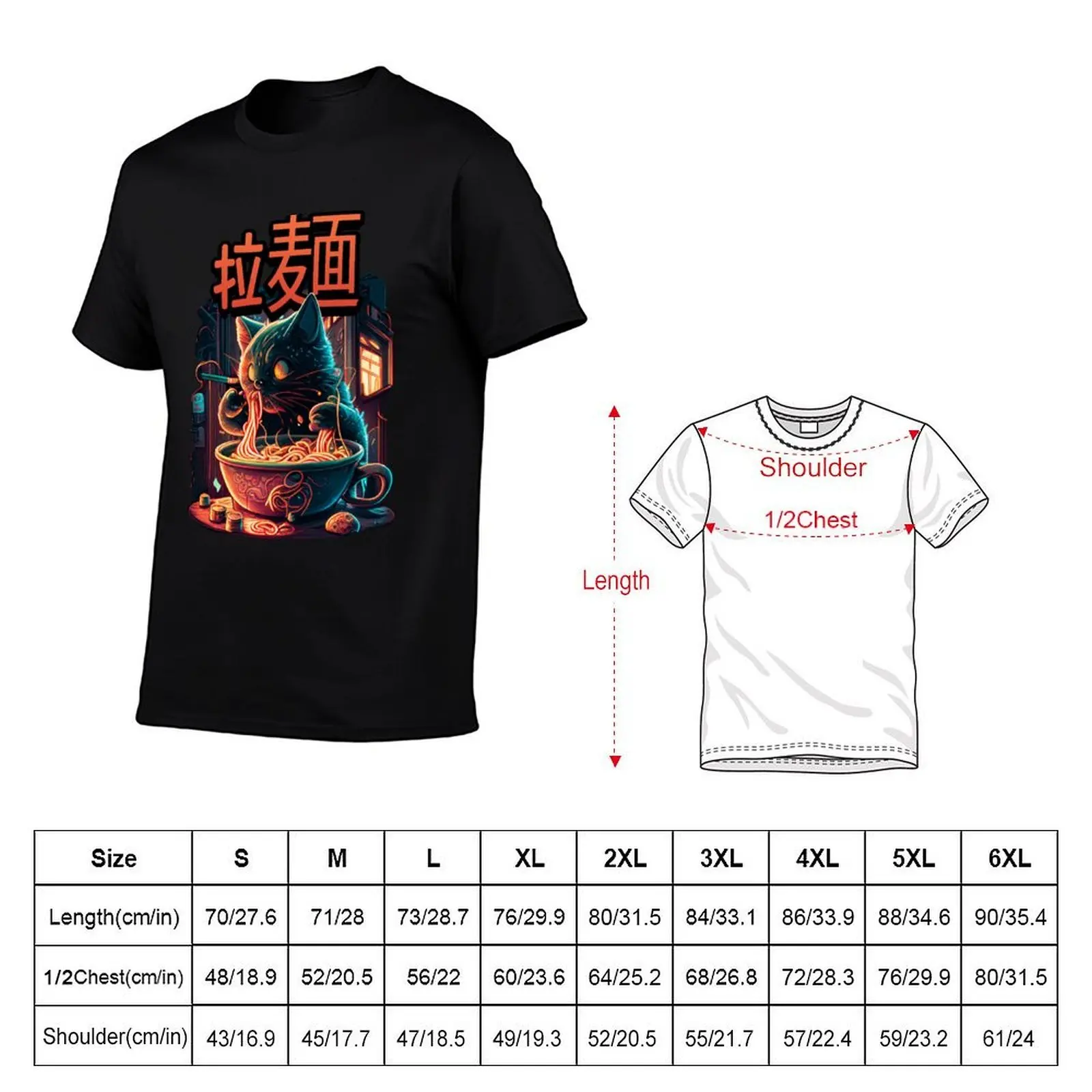 Late Night Ramen T-Shirt man t shirt summer anime t shirts oversize funny t shirts man