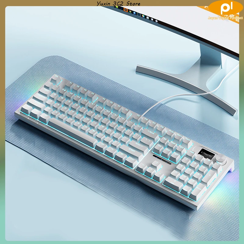 Imagem -05 - Teclado Mecânico Langtu sem Fio Bluetooth Gamer Office E-sports Game Rgb Hotswap 104key 2.4g Modo Triplo Llm104