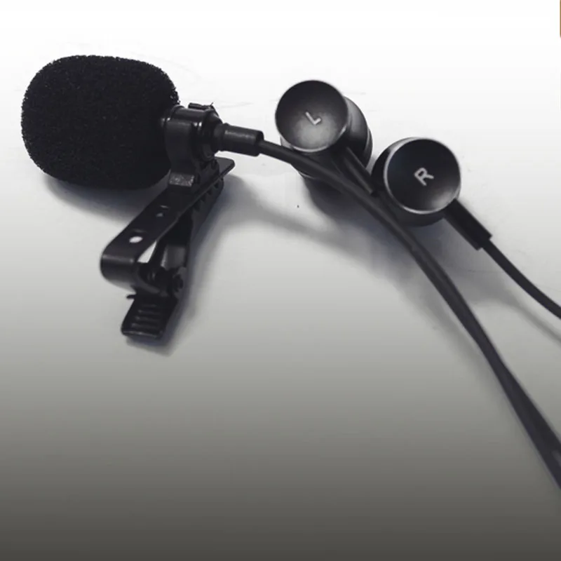 Lavalier Microphone Comes With Integrated Headphone To Filter Noise, High-Definition Noise Reduction, For Live Tik Tok