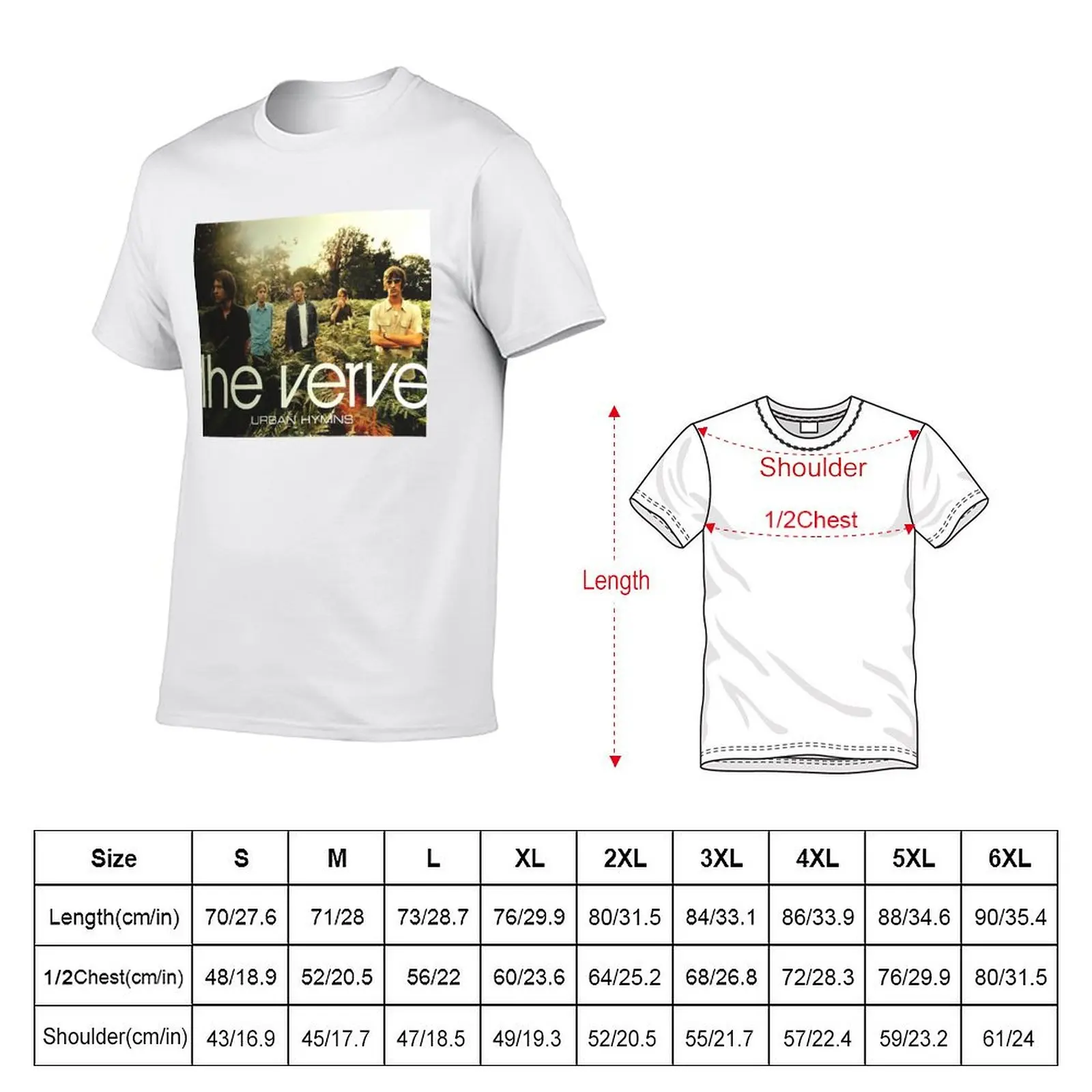 The Verve were an English rock band 04,popular,best selling legendary band T-Shirt T-Shirt t shirt man cotton T-Shirt