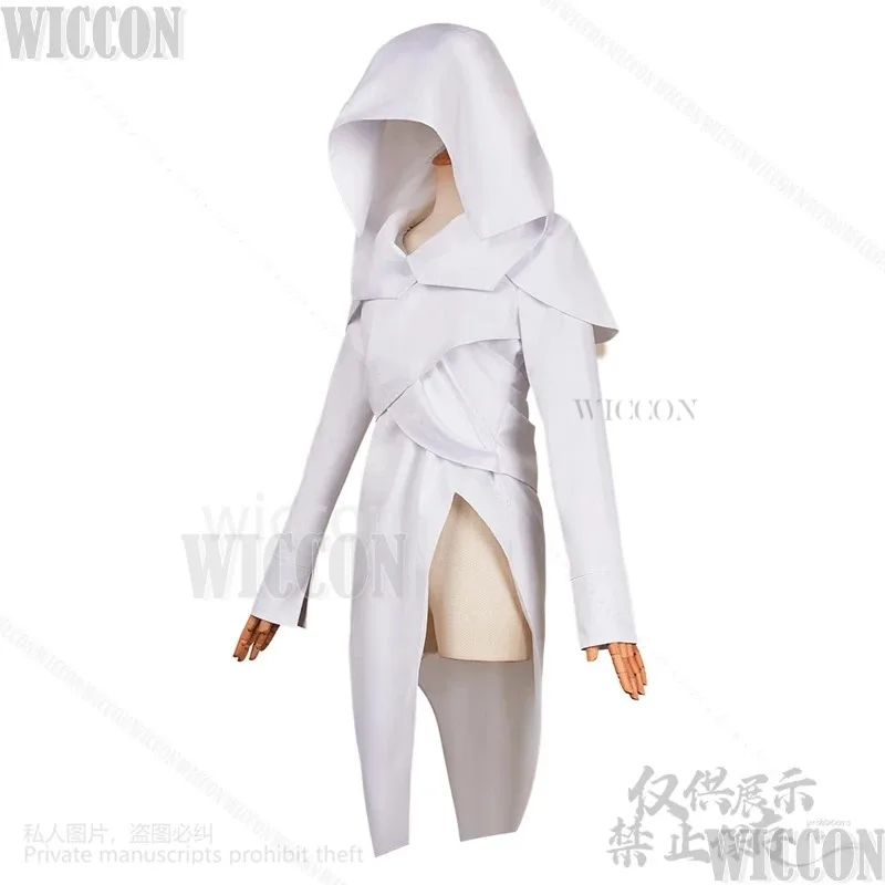 

COSda@Mel Arcane Anime Game LOL Cosplay Costume White Long Dress Sand Dune Wasteland Style Women Halloween Christmas Girls Custo