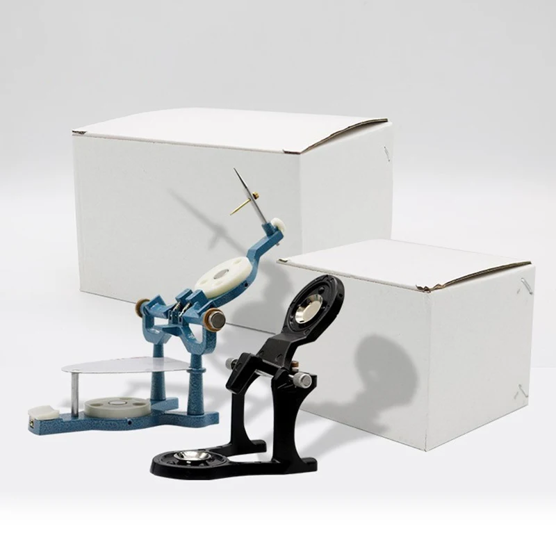 VVDental Adjustable Denture Magnetic Articulator Dental Articulator for Mounting Pre-cast Dental Models Dental Lab Tool