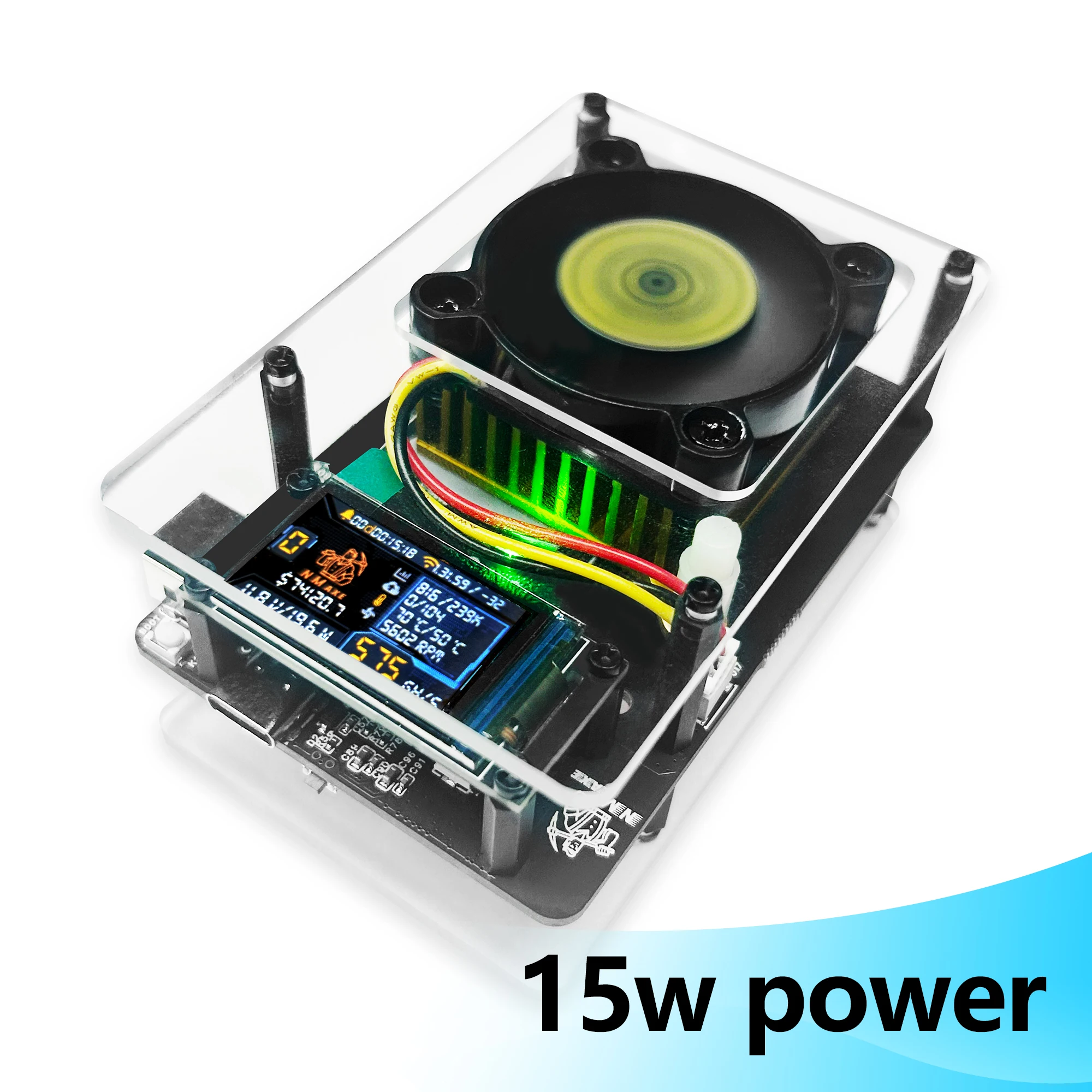 رقاقة تعدين Bitaxe NerdMiner Axe BTC مفتوحة المصدر Solo Bitcoin Lottery BM1366 ASIC 500GH/s BCH XEC DGB يانصيب مع دعم USB-PD