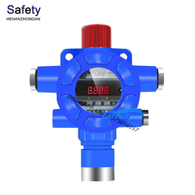 Stationary Type Gas Detector LEL O2 CO H2S Carbon Monoxide Oxygen Hydrogen Sulfide  Alarm