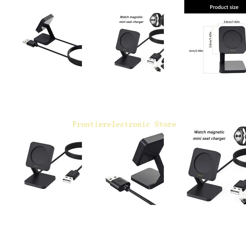 G8DB Smartwatch Charging Dock Platform Universal Fit ABS Housing Portable Structure