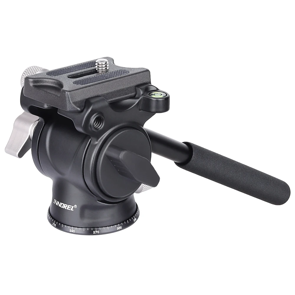 INNOREL F03 Mini Fluid Video Head Protable Panoramic Hydraulic Head with Arca Swiss QR Plate Load 3kg, do lustrzanek cyfrowych i kamer wideo — zdjęcie produktu 7