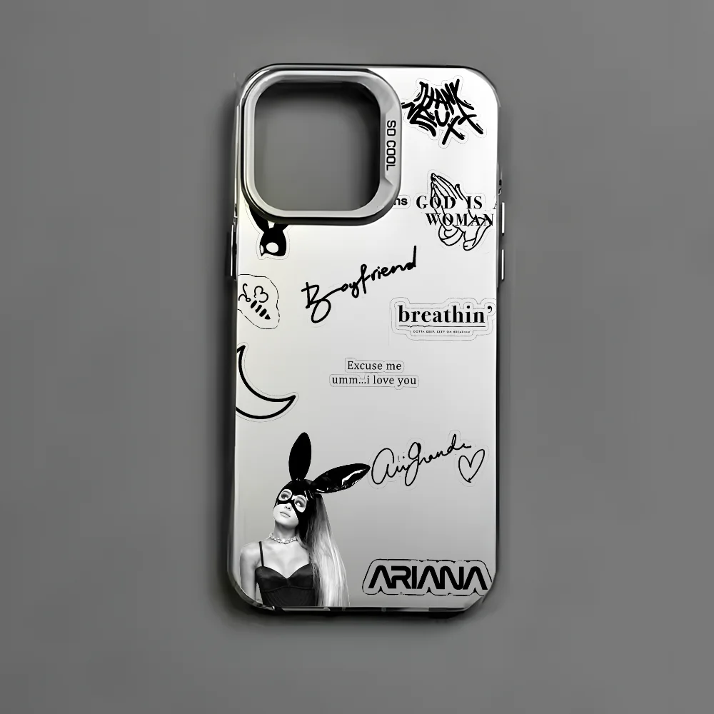 حافظة هاتف Singer A-Arianas G-Grande ممن لهم Reno14 Reno13 Reno12 Reno11 Reno10 Reno8 7 6 5 Z F T Pro Plus 4G 5G غطاء خلفي غير لامع