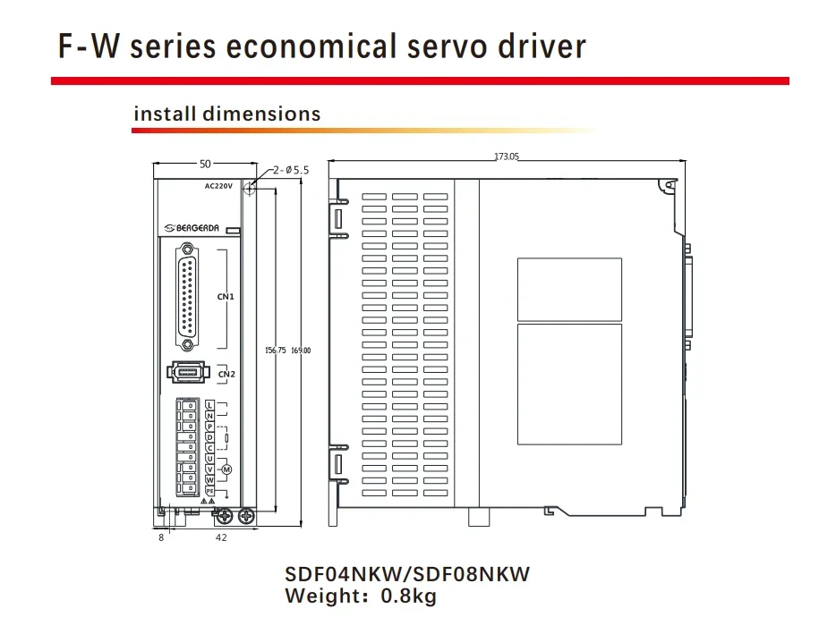 Cheap AC Servo Motor Controller, 750W 3000RPM AC Servo Driver Motor Low Price Good Quality Controller CE And ISO For CNC