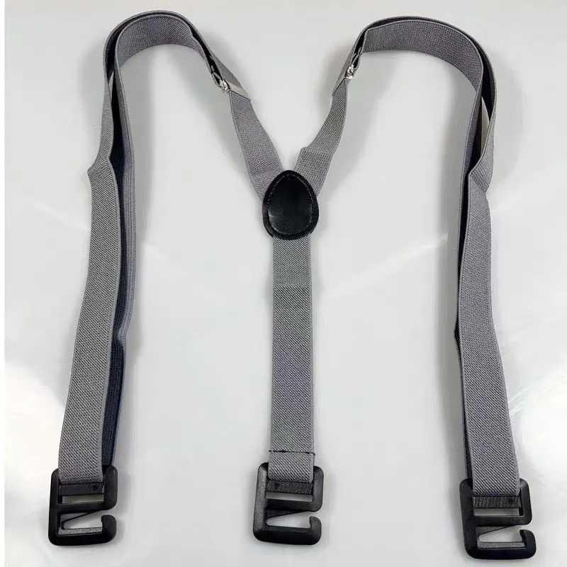 حمالات بلون سادة للرجال حمالات مخفية على شكل حرف Y من الخلف حمالات كاجوال عصرية قابلة للتعديل