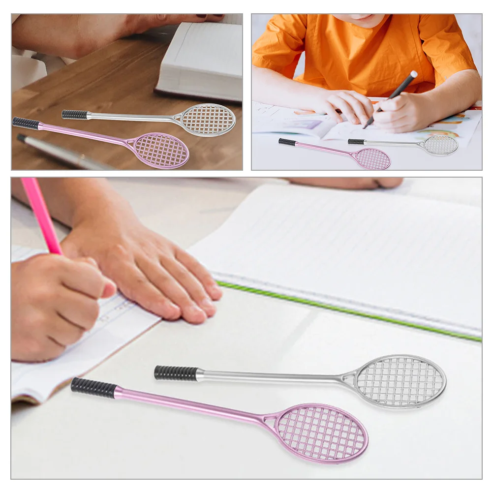 

10 шт. гелевая ручка в форме мультяшной ракетки, гладкие ручки для письма, школьные и офисные, для ежедневного использования, студенческий подарок, милая гелевая ручка с чернилами, оптом