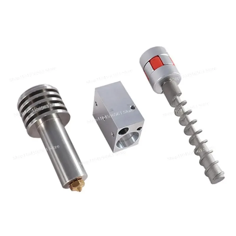 

Комплект экструдера нити для 3D-принтера своими руками с измельчителем пластика и винтом, полное решение для переработки для изготовления новой нити